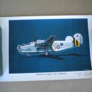 World War II B-24J Liberator Signed Color Print John Shlapak 2002 15th Air Force