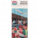 Vintage 1968 Ashland Oil Kentucky Tennessee Road & Travel Map