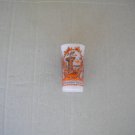 Vintage Wisconsin Dells Hazel Atlas Frosted Souvenir Orange Travel Glass