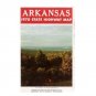 Vintage 1970 Arkansas State Highway Map Ouachitas Hot Springs National Park