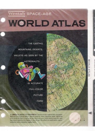Vintage 1962 Westab Space-Age World Atlas Maps Astronauts Mint Still Sealed