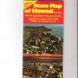 Vintage 1975 Rand McNally State Map of Hawaii Honolulu Waikiki