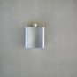 Jagermeister 6 oz. Engraved Stainless Steel Drinking Flask w/Screw-On Cap Hinge
