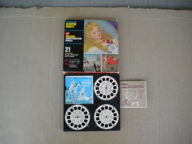 Vintage 1973 GAF Viewmaster Disney Sleeping Beauty Talking Picture Reels in Box