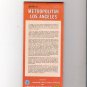 Vintage 1977 Map Guide to Metropolitan Los Angeles AAA Southern California