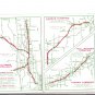 Vintage 1960 Parade Magazine Family Vacation Map of United States
