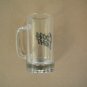 Vintage Coors Light Beer Mug Clear Glass with Handle