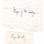 Minnesota Senator Eugene J. McCarthy (3) Signed Items 1973 in Envelope