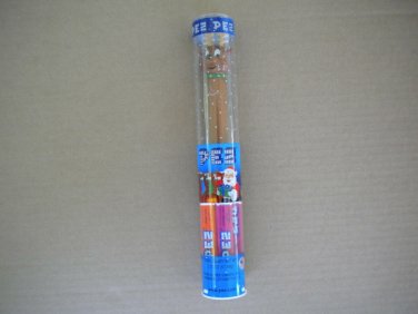 Pez Rudolph The Red-Nosed Reindeer Dispenser Mint Sealed in Tube with Candy