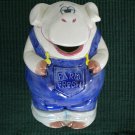 Vintage 1980 Enesco Imports County Fair Pig Milk Pitcher with Handle Near Mint Vintage 1980 Enesco Imports County Fair Pig Milk Pitcher with Handle Near Mint