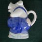 Vintage 1980 Enesco Imports County Fair Pig Milk Pitcher with Handle Near Mint