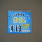 Vintage 2009 Camel 99's Cigarettes Store Display Sign Tobacciana Vintage 2009 Camel 99's Cigarettes Store Display Sign Tobacciana
