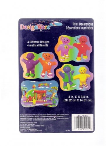 Vintage 2000 Jellabies DesignWare Print Decorations New in Package