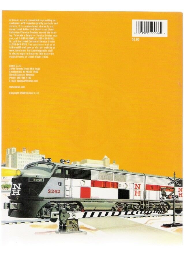 Lionel Train Catalog 2009 Volume II New Old Store Stock Christmas 2009