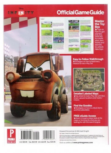 Disney Infinity Prima Official Game Guide Softcover Book