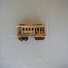 Vintage Wooden San Francisco Trolley Cable Car Music Box