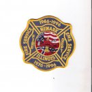 Newark IL 1946-1996 Commemorative Fire Patch Limited Edition Rare #3 of 300