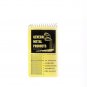 General Metal Products Company St. Louis 1960 Pocket Notepad & Calendar