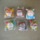 Lot of 6 McDonald's 1995-2000 Toy Premiums New in Bags Hot Wheels Marvel Fozzie Lot of 6 McDonald's 1995-2000 Toy Premiums New in Bags Hot Wheels Marvel Fozzie