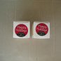 Set of Two Alton (IL) Belle Casino 12 Days of Xmas Ornaments French Hens Drummer