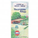 Vintage 1968 Gulf Tourguide Map Alabama Kentucky Tennessee