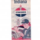 Vintage 1957 Indiana Standard Oil Company Travel & Road Map