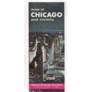 Vintage Spring 1978-79 Map of Chicago and Vicinity American Automobile Assoc.