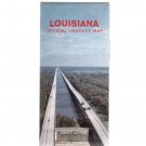 Vintage 1991-92 Louisiana Official Highway Road & Tourist Map New Orleans