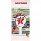 Vintage 1962 Oregon Texaco Road and Travel Map Mt. Hood Loop Highway