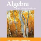 Algebra for College Students (7th Edition) Hardcover