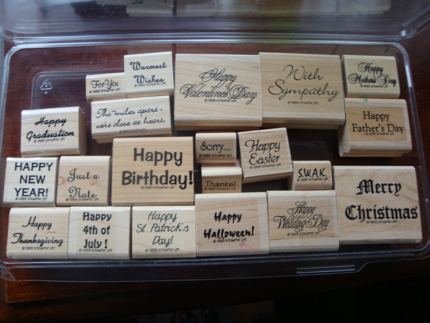 More Great Greetings Stampin' Up! Retired Stamp Set USED