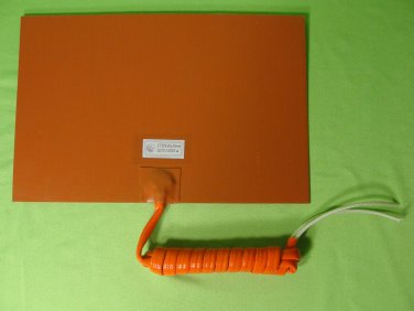 New 200 Watt 120 / 110 Volt Silicone Pad Hydraulic tank / reservoir 3M adhesive