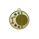 50 x Gold 1st Place Medals 45mm Sports Day Awards Swimming Medal Dance Sport