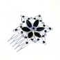 Ladies Crystal Wedding Hair Comb Diamante Side Prom Bridal Slide Clip Piece