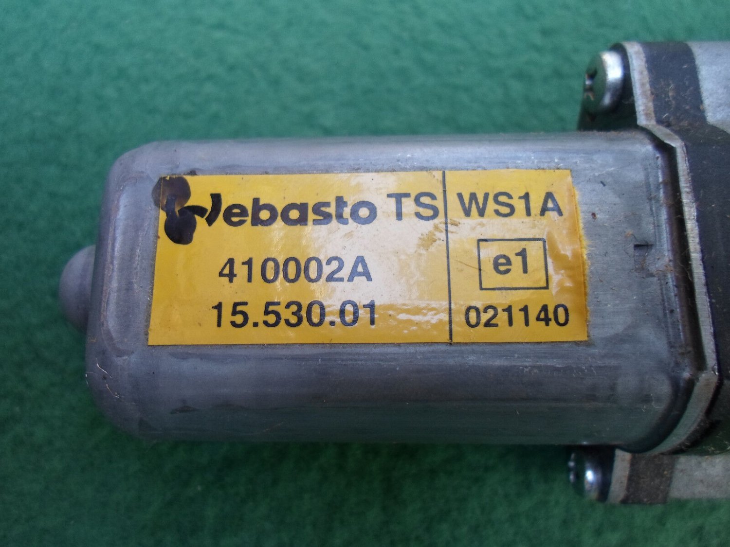 WEBASTO 3200 3400 3430 SOLAIRE AFTERMARKET SUNROOF MOTOR 61NSMR0731200 SM2