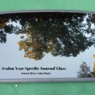 2003 TOYOTA AVALON YEAR SPECIFIC SUNROOF GLASS OEM FACTORY NO ACCIDENT!