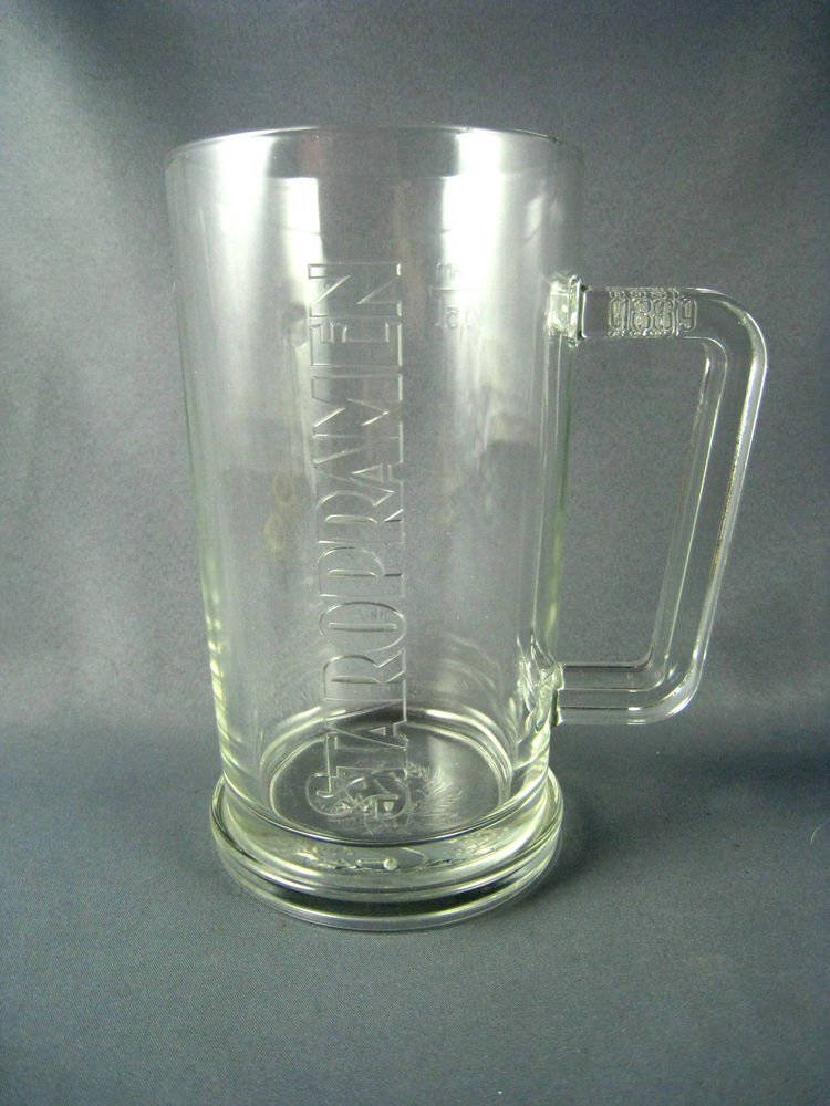 PREMIUM LARGE STAROPRAMEN PILSNER LAGER BEER MUG PRAGUE CZECH BY RITZENHOFF