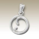 COURAGE - Chic in Circle 925 Sterling Silver Pendant in Gift Wrapping