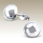 SIMPLICITY - Graceful Dome 925 Sterling Silver Stud Earrings