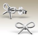 BALANCE - Sweet Little Bow 925 Sterling Silver Stud Earrings in Gift Wrapping