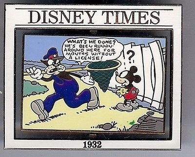 Disney Times Mickey Mouse Sunday Comic #10 Pin/Pins