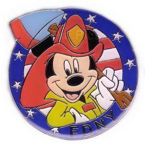 Disney NY Disney Gallery FDNY Mickey Fireman Pin/Pins