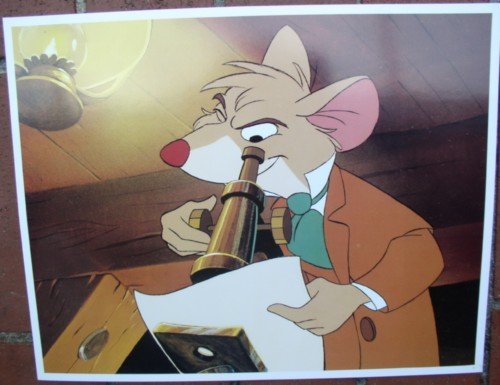 Disney Great Mouse Detective Basil Lobby Card 