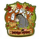 Eeyore Autumn Breeze Winnie the Pooh LE Disney Authentic On Card pin
