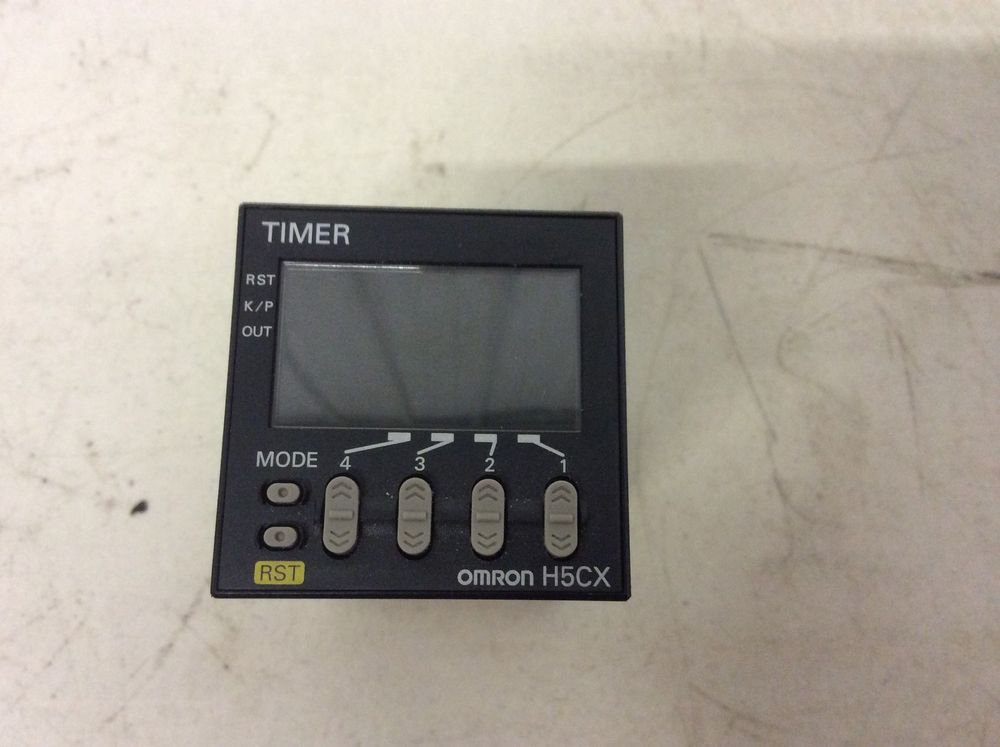 Omron H5CX-A Digital Timer .001 Sec - 9999 Hours 100 - 240 VAC H5CXA H5CX