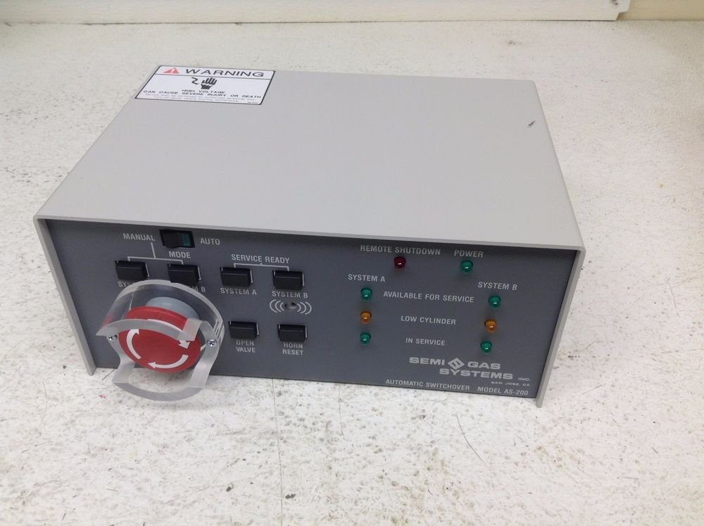 Semi Gas Systems AS200 Automatic Switchover Switch Over AS200