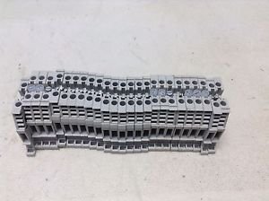Allen Bradley 1492-W3 Gray Wire Terminal 1492W3 Lot of 25