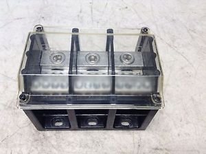 Cooper Bussmann 16370-3 3 Pole Tap Distribution Block 600 V 310 Amp 163703 Buss