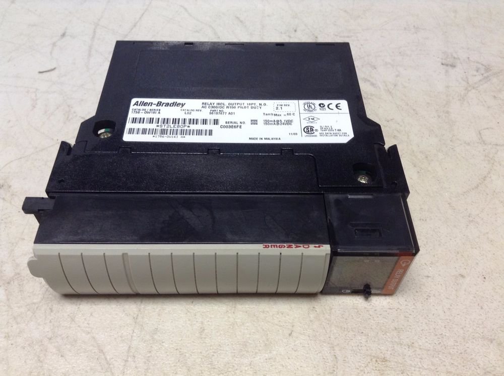 Allen Bradley 1756OW16I Ser. A ControlLogix Relay Output Module