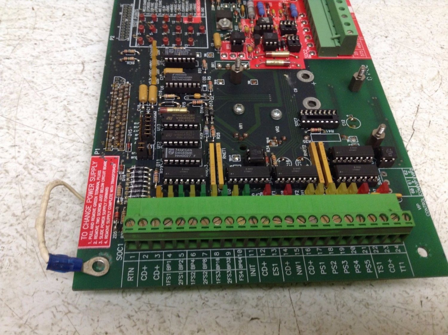 Unitrol Electronics 9280B4 Power Supply & Input/Output Board 9280B4